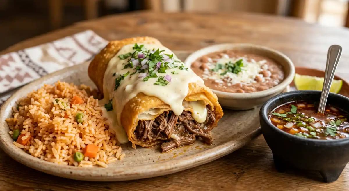 Birria Chimichanga
