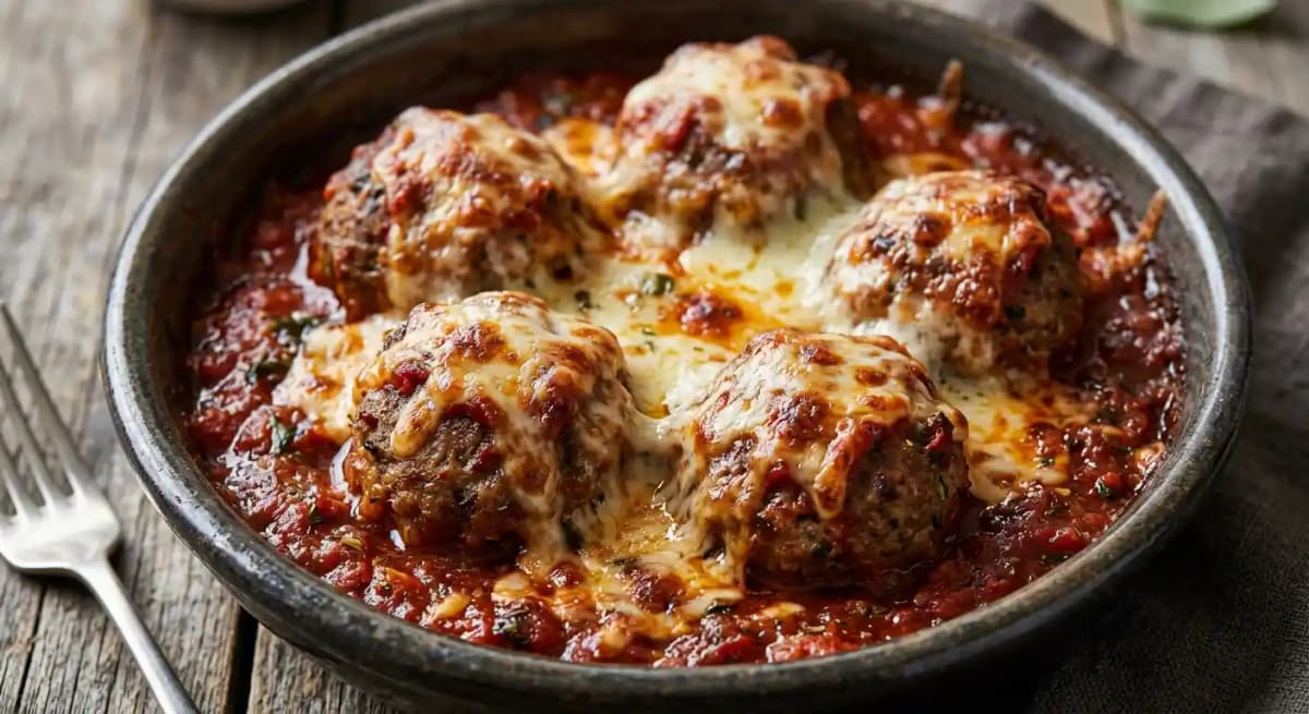 Baked Italian Meatballs