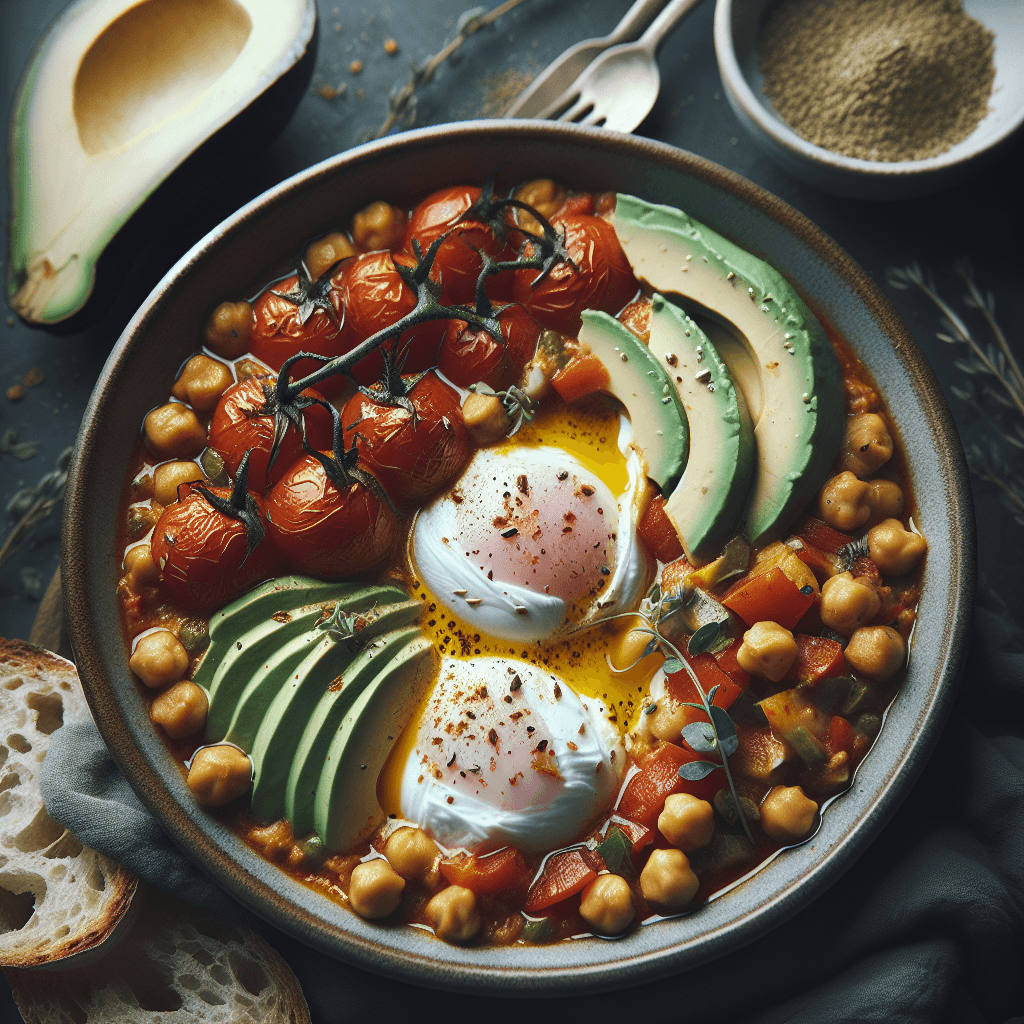 Shakshuka recipe served on a plate, by The Courtney Room Shakshuka recipe served on a plate, by The Courtney Room