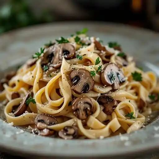 Mushroom Fiori recipe served on a plate, by Via Italian Table Mushroom Fiori recipe served on a plate, by Via Italian Table