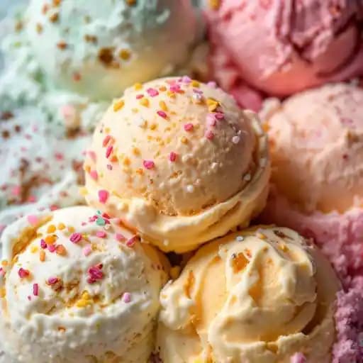 Selection of Ice Creams and Sorbets