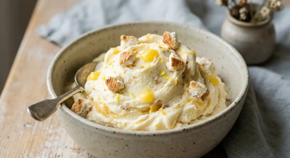 Lemon Meringue Frozen Greek Yogurt