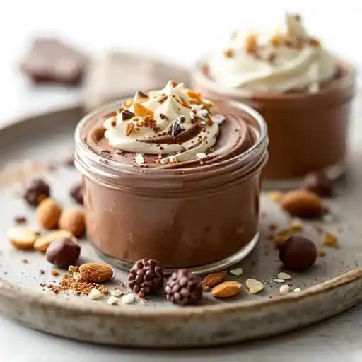 Chocolate Mousse recipe served on a plate, by Posana Restaurant
