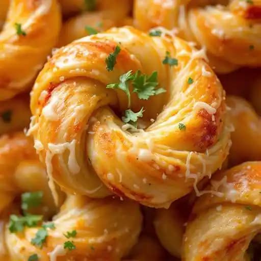 OUR "FAMOUS" GARLIC KNOTS recipe served on a plate, by The Original Vinnie's Neighborhood Italian OUR "FAMOUS" GARLIC KNOTS recipe served on a plate, by The Original Vinnie's Neighborhood Italian
