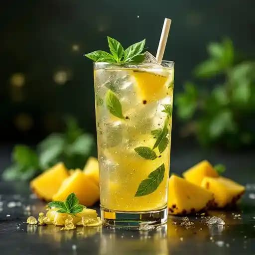 Pineapple & Thai Basil Soda
