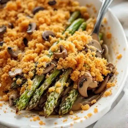 Asparagus and Mushroom Gratin