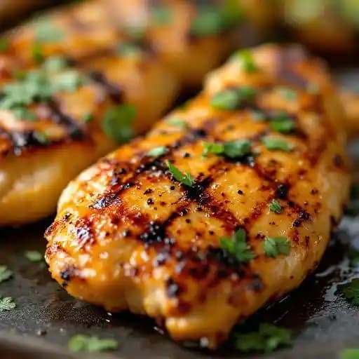 Grilled Lemongrass Chicken recipe served on a plate, by TyPHOon Authentic Vietnamese Cuisine