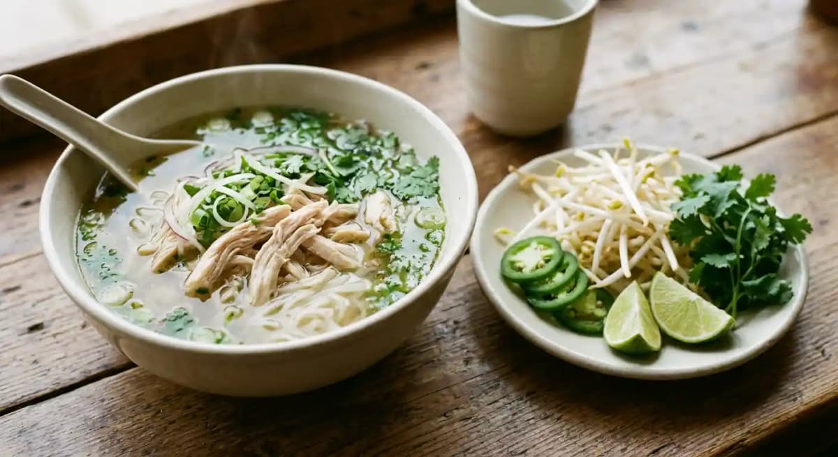 Pho with Chicken Broth