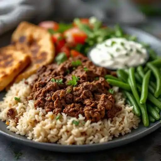 Beef Kifta Plate