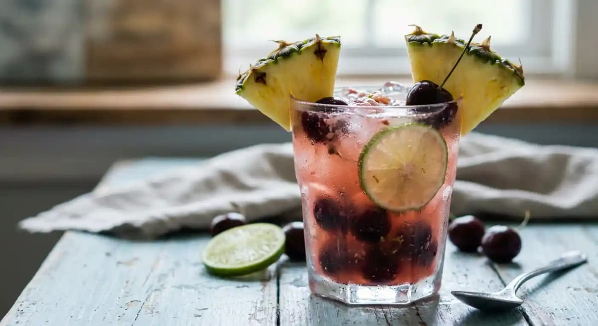 Pineapple Cherry Limeade