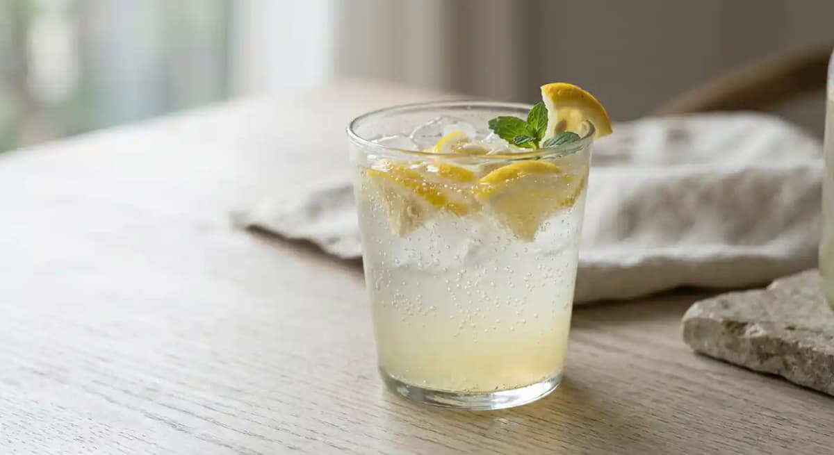Sparkling Yuzu Lemonade