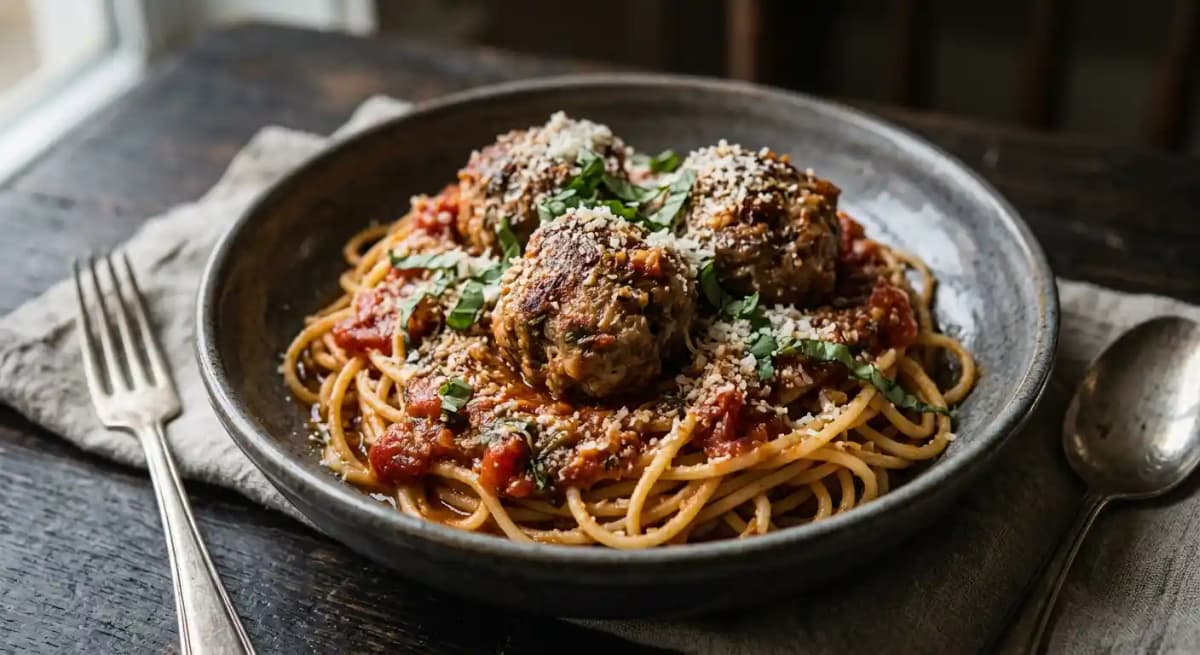 Keaton’s Spaghetti & House-made Meatballs