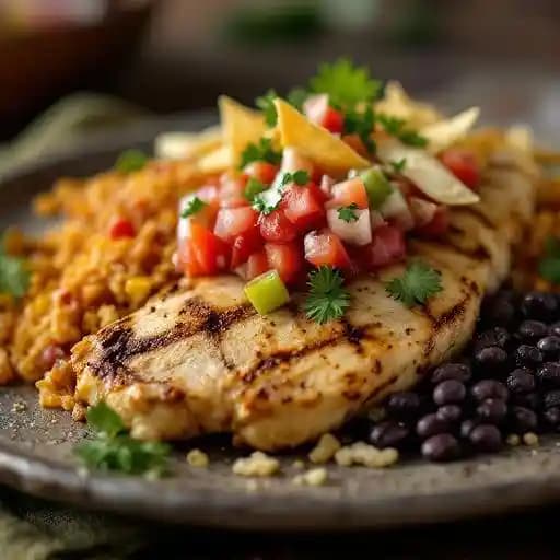 Margarita Grilled Chicken recipe served on a plate, by Chili's Grill & Bar Margarita Grilled Chicken recipe served on a plate, by Chili's Grill & Bar