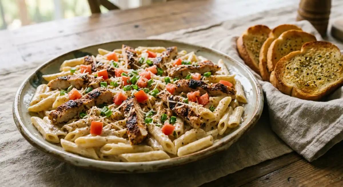 Party Platter Cajun Chicken Pasta