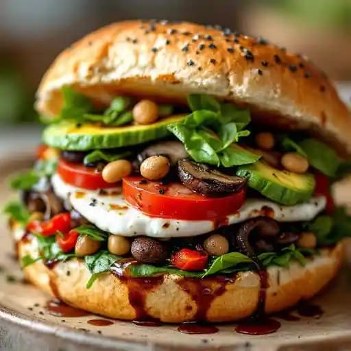 Veggie Stuffed Sandwich