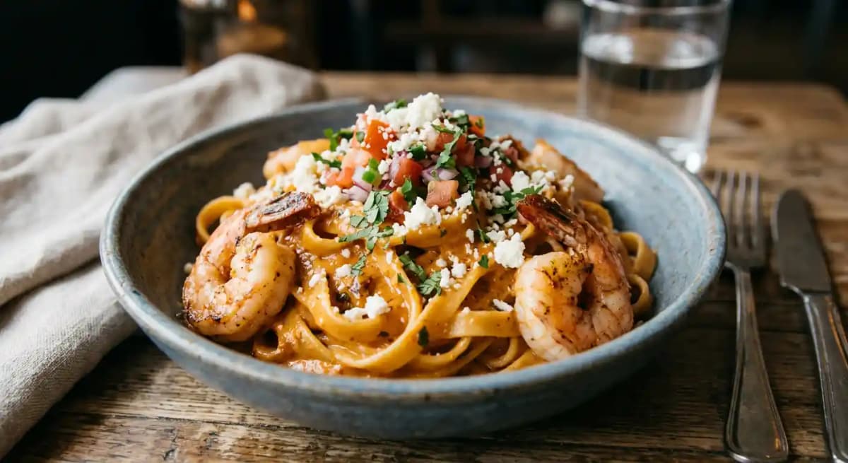 El Diablo Shrimp Pasta