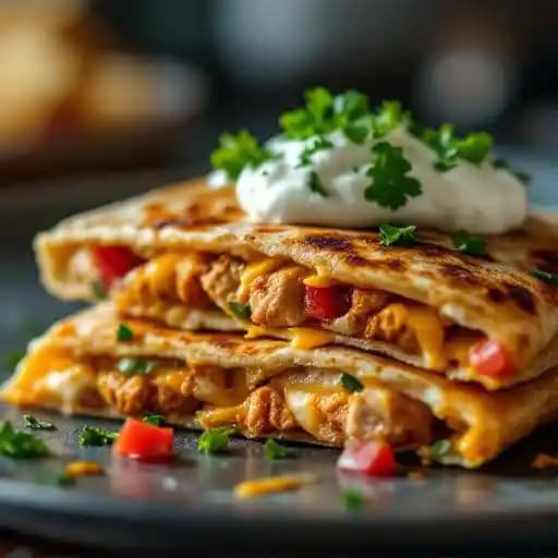 JERK CHICKEN QUESADILLAS