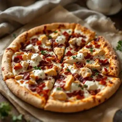 Chicken Bacon Ranch Pizza