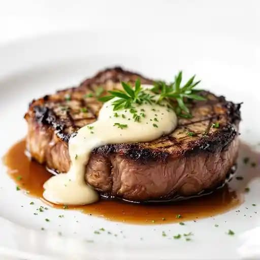BONE-IN RIB EYE (36 oz) recipe served on a plate, by LPM Restaurant & Bar