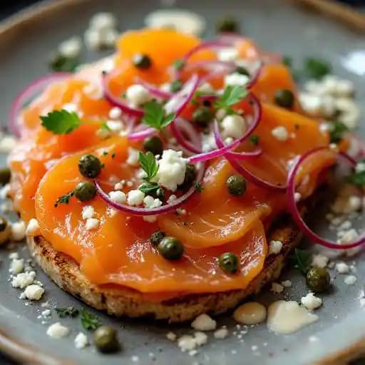 Smoked Salmon Carpaccio