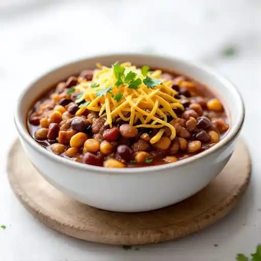 Chili Con Carne recipe served on a plate, by Fast Breaks Restaurant Chili Con Carne recipe served on a plate, by Fast Breaks Restaurant