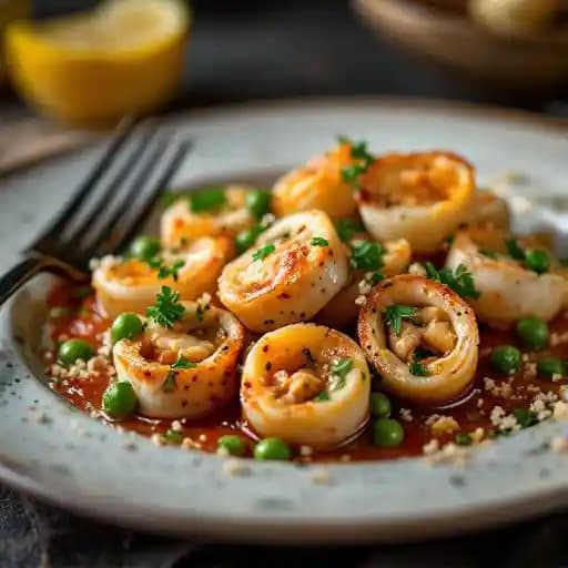 CALAMARI RIPIENI IN UMIDO