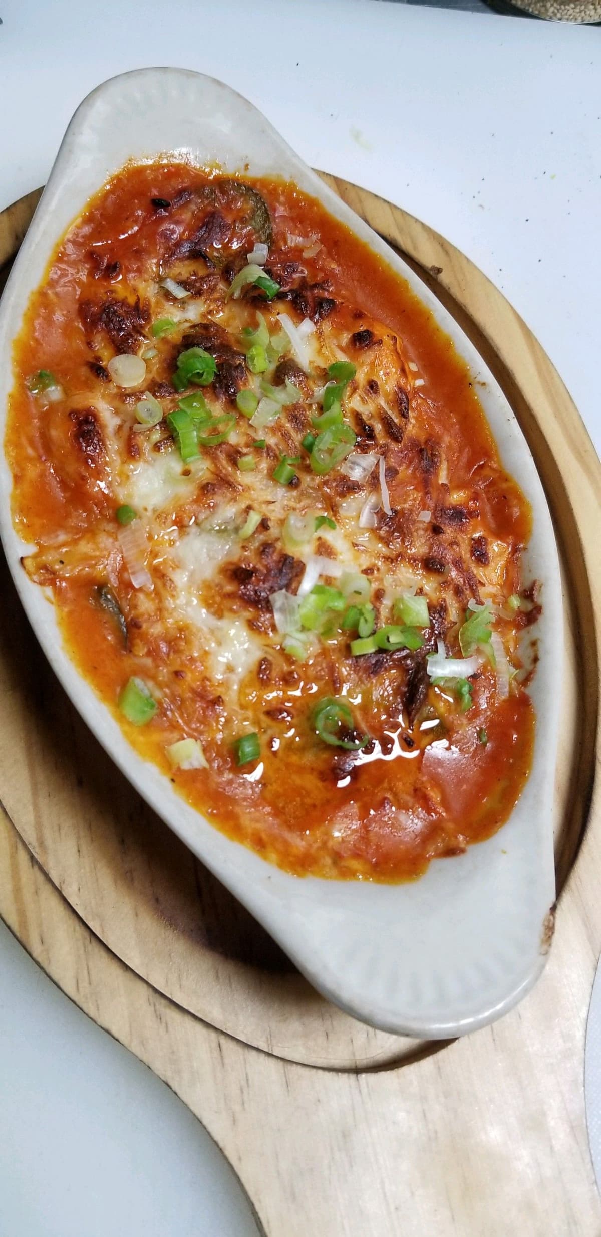 Buldak recipe served on a plate, by SOHO 23 Buldak recipe served on a plate, by SOHO 23