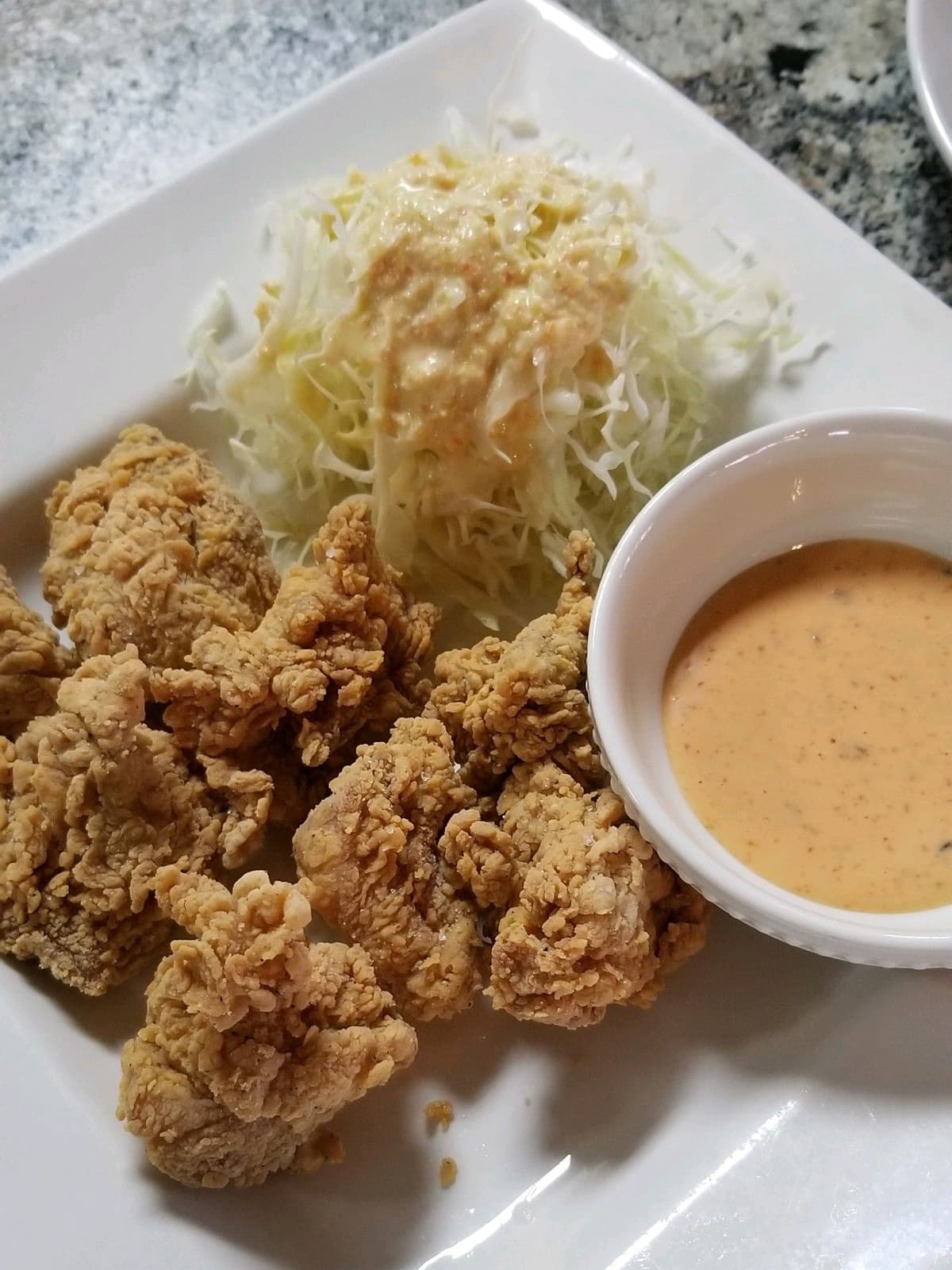 Chicken Kara Age recipe served on a plate, by SOHO 23