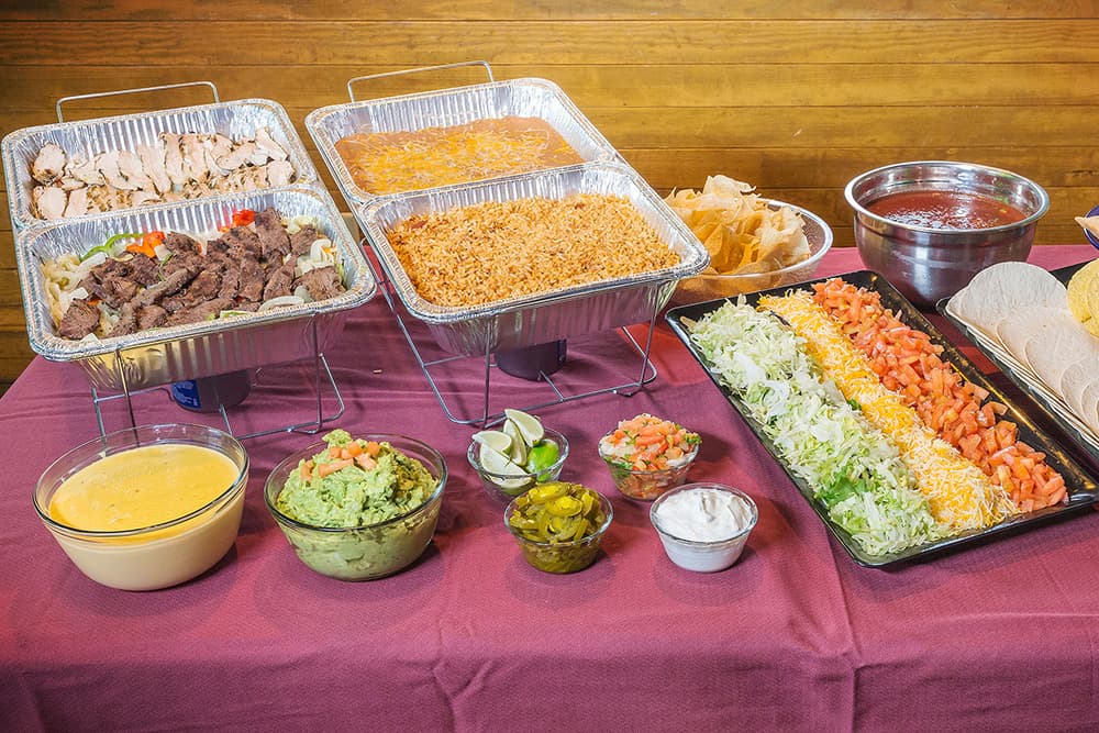 Catering Spread recipe served on a plate, by Joe's Grill & Cantina