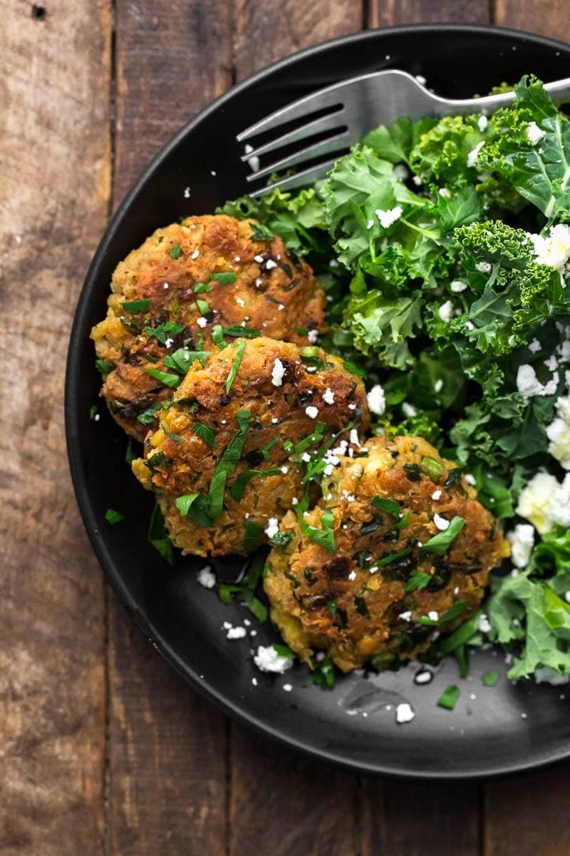 Chickpea & Black Bean Fritters