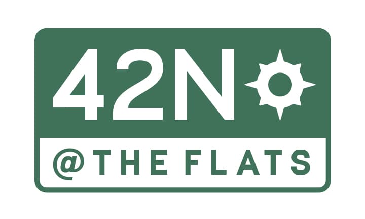 Pineapple Pizza recipe served on a plate, by 42 North Brewing Company