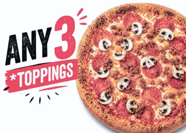 Large 3 Topping