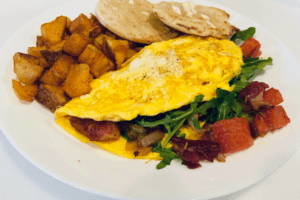 SS_50 recipe served on a plate, by Sunny Side Up Breakfast and Lunch