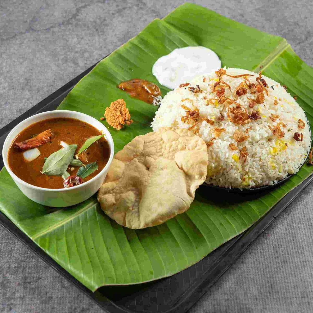 Ghee Rice Beef Curry