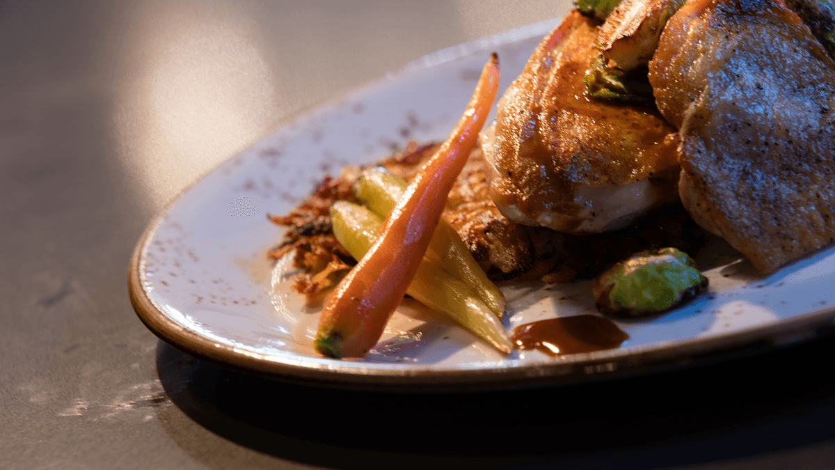 Chocolate Lava Cake recipe served on a plate, by Wellington's