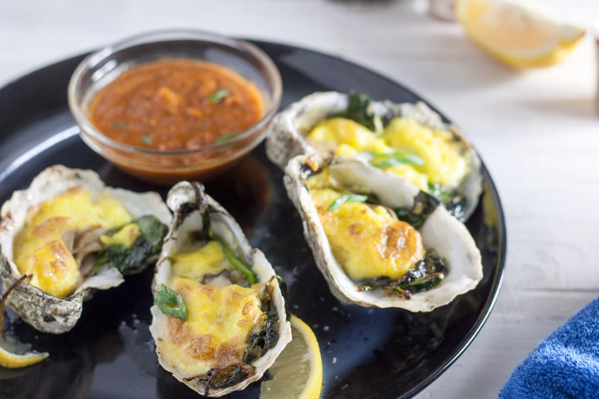 Oysters Rockefeller