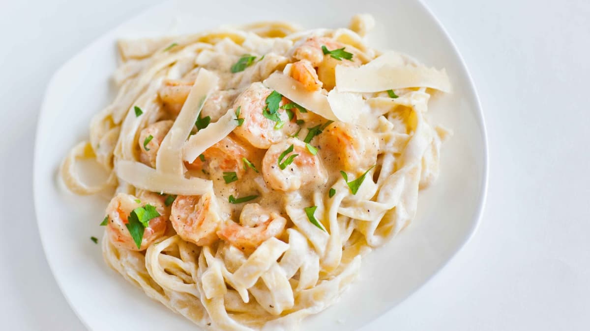 Pasta recipe served on a plate, by Campino Restaurant