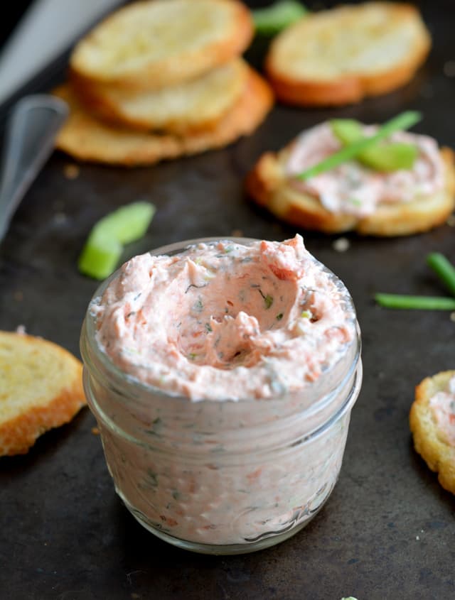 Smoked Steelhead Rillettes recipe served on a plate, by Finns Victoria