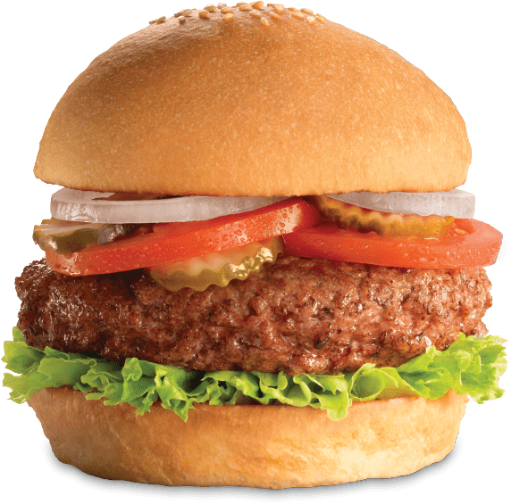 World's Greatest Burger recipe served on a plate, by Fuddruckers