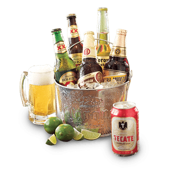 Dos Equis Lager recipe served on a plate, by La Posta De Mesilla