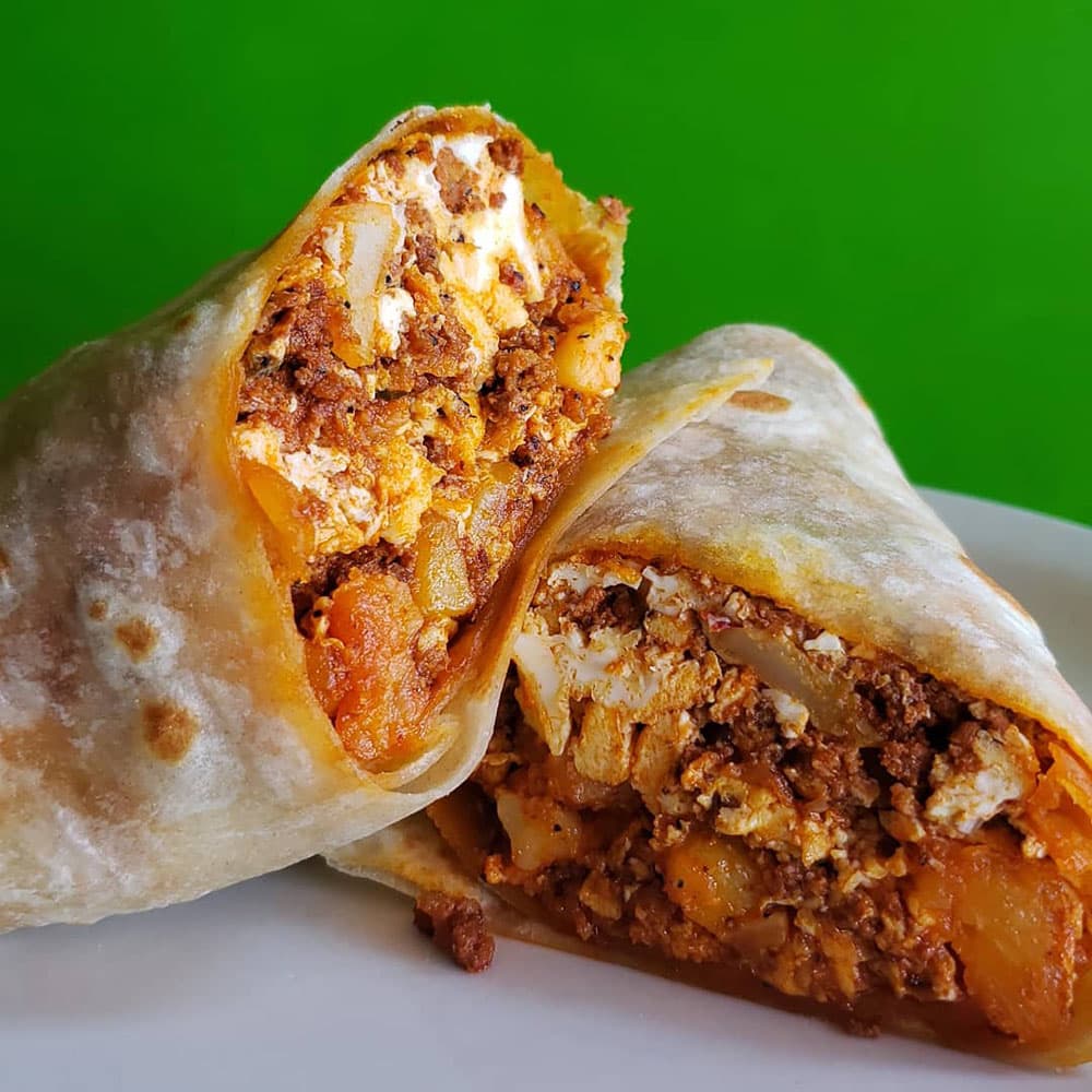 Chorizo Breakfast Burrito