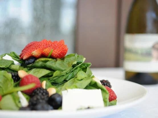 Greek Salad recipe served on a plate, by The Class Act