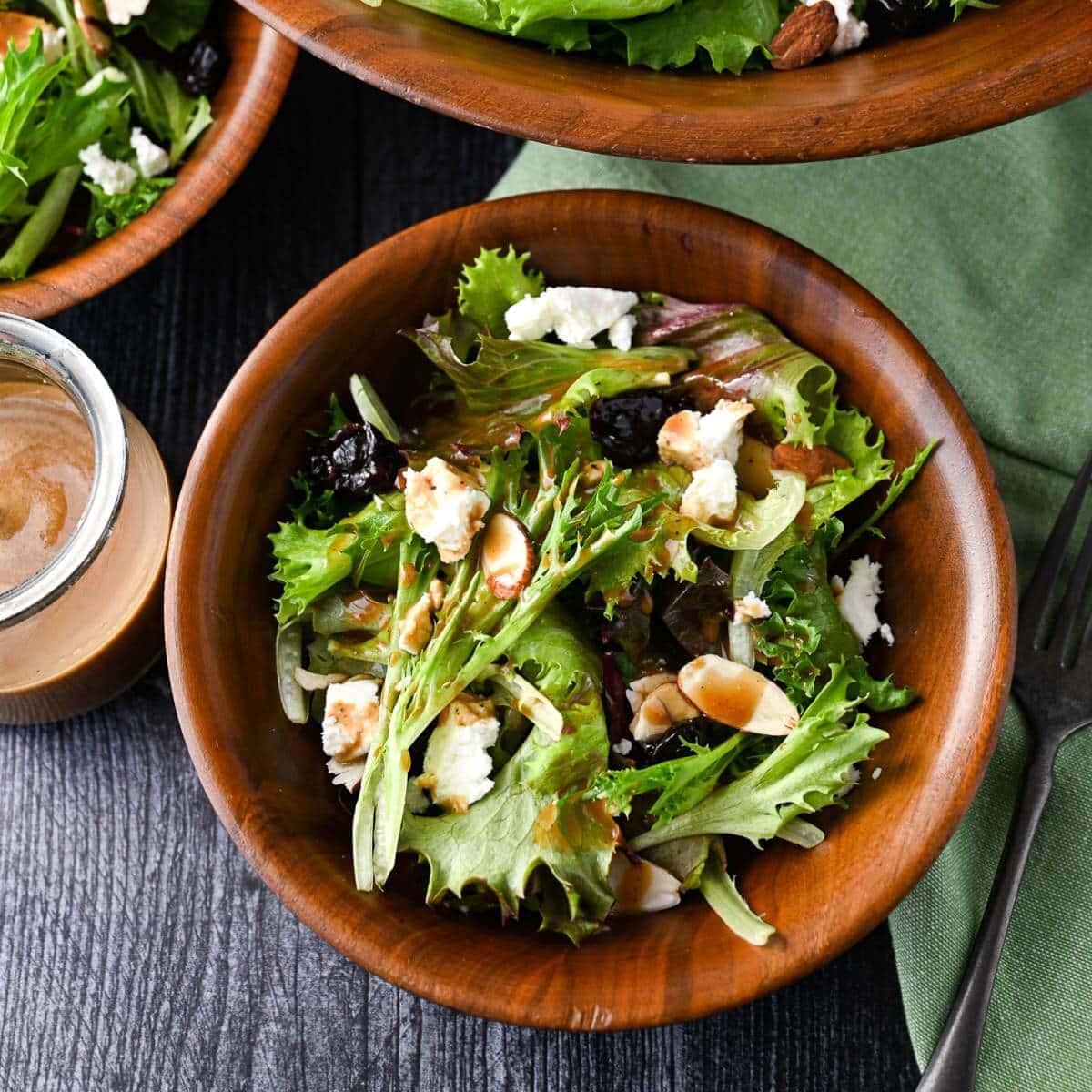 Foraged & Farmed Salad recipe served on a plate, by The Courtney Room Foraged & Farmed Salad recipe served on a plate, by The Courtney Room