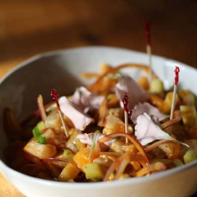 Aguachile recipe served on a plate, by Clavel Aguachile recipe served on a plate, by Clavel