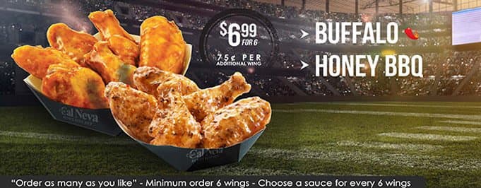 BUFFALO WINGS recipe served on a plate, by Top Deck BUFFALO WINGS recipe served on a plate, by Top Deck