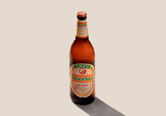 Beer Lao recipe served on a plate, by Pho London Bridge Beer Lao recipe served on a plate, by Pho London Bridge