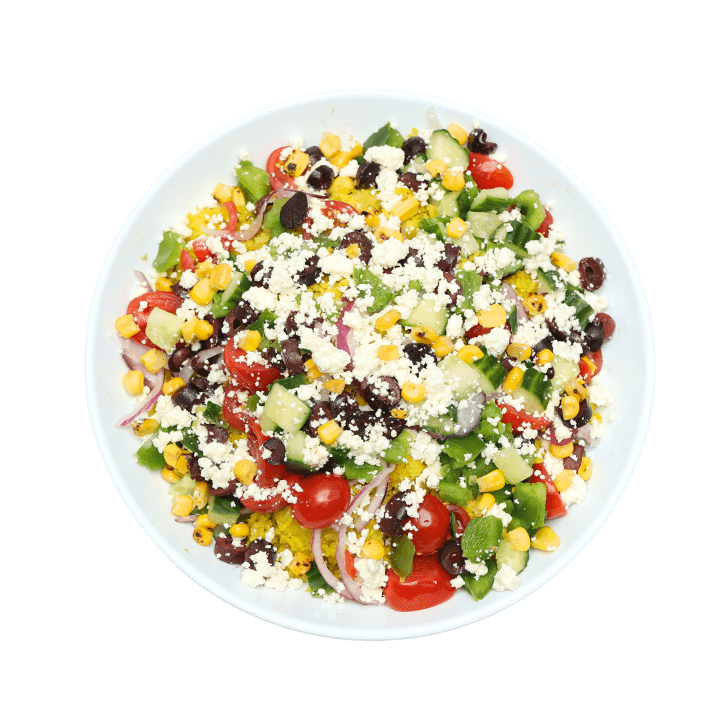 Vegetable Stir Fry recipe served on a plate, by Aplos Simple Mediterranean Vegetable Stir Fry recipe served on a plate, by Aplos Simple Mediterranean