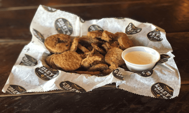 Edley's Queso recipe served on a plate, by Edley's Bar-B-Que Edley's Queso recipe served on a plate, by Edley's Bar-B-Que