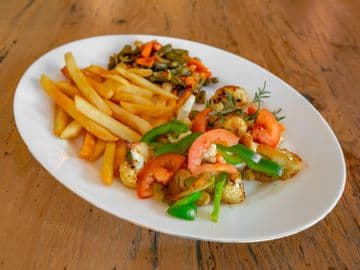Buffalo Chicken Dip recipe served on a plate, by Eat Today East African Cuisine Buffalo Chicken Dip recipe served on a plate, by Eat Today East African Cuisine