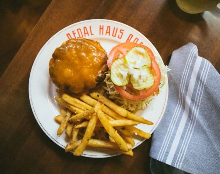 EDAL HAUS recipe served on a plate, by Pedal Haus Brewery EDAL HAUS recipe served on a plate, by Pedal Haus Brewery